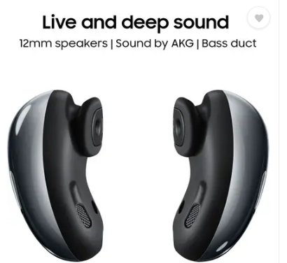 Samsung Galaxy Buds Live Bluetooth  (Mystic Black, True Wireless)
