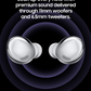 SAMSUNG Galaxy Buds Pro, Bluetooth Earbuds, True Wireless, Noise Cancelling, Charging Case, Quality Sound, Water Resistant, Phantom Silver (US Version)