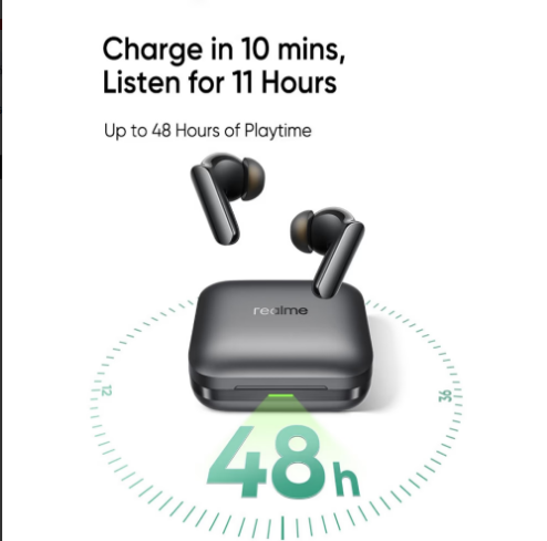 Realme Buds Air 7 Pro True Wireless Earbuds, Glory Beige